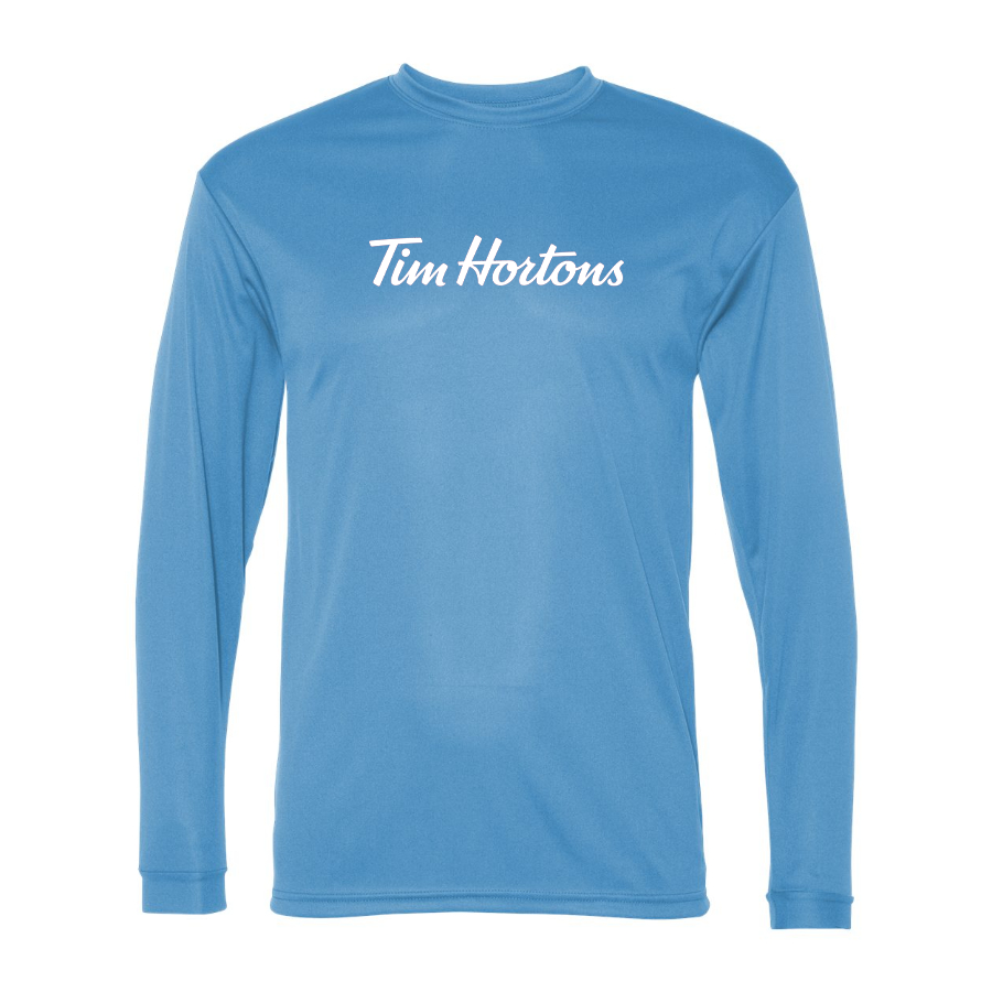 Men's Tim Hortons Polyester Long Sleeve T-Shirt