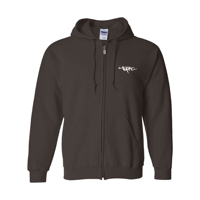 Men's Tupac Gildan Heavy Blend Full-Zip Hooded Sweatshirt