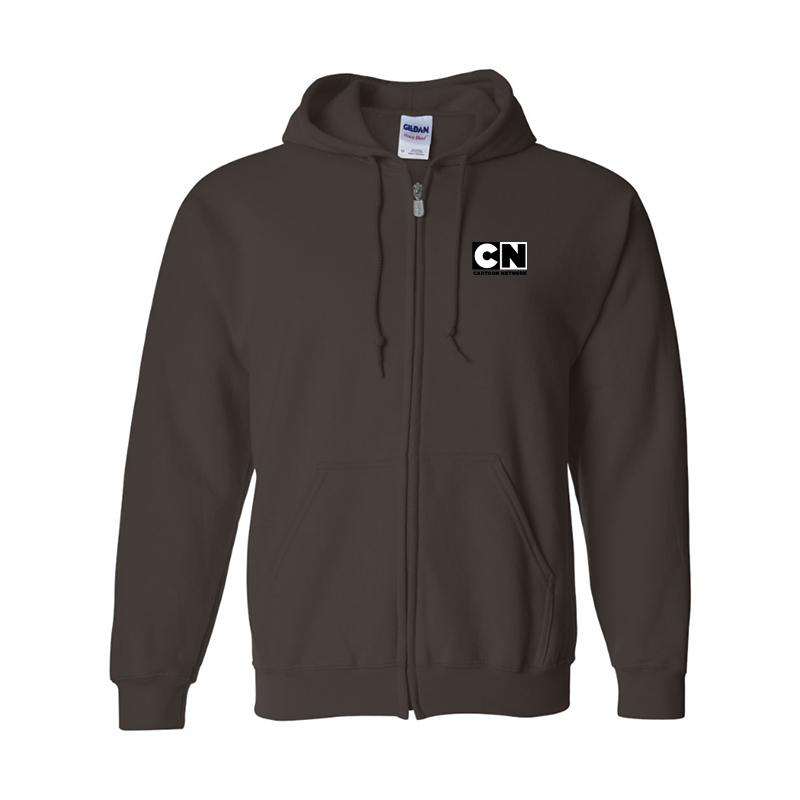 Men's Cartoon Network Gildan Heavy Blend Full-Zip Hooded Sweatshirt