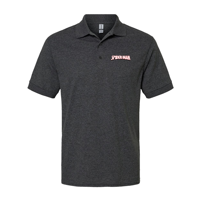 Men's Spider Man Gildan Dry Blend Jersey Polo