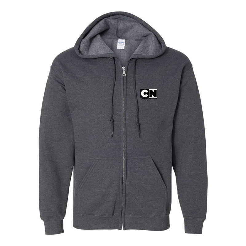 Men's Cartoon Network Gildan Heavy Blend Full-Zip Hooded Sweatshirt