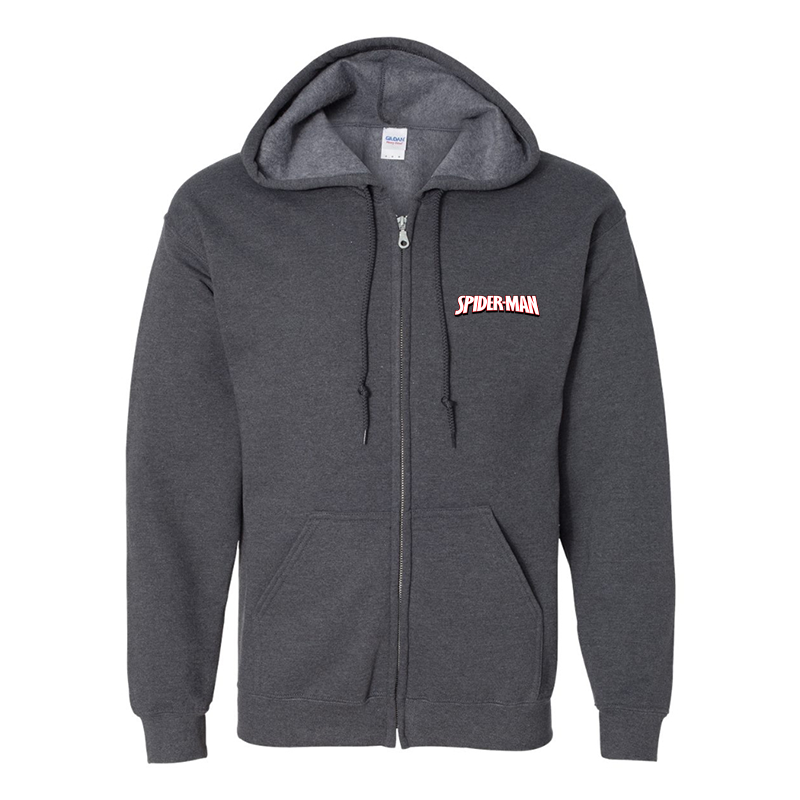 Men's Spider Man Gildan Heavy Blend Full-Zip Hooded Sweatshirt