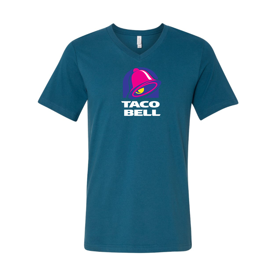 Men's Taco Bell BELLA CANVAS Jersey V-Neck Tee