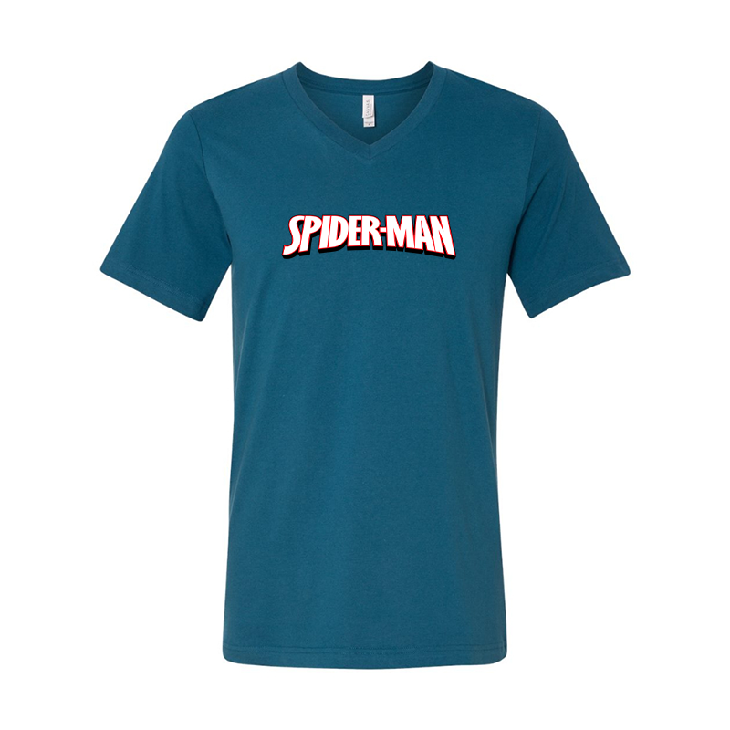 Spider Man BELLA CANVAS Jersey V-Neck Tee