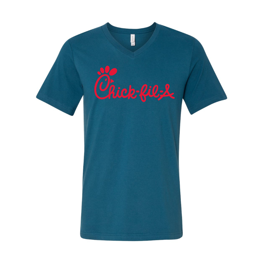 Men's Chick-fil-A BELLA CANVAS Jersey V-Neck Tee