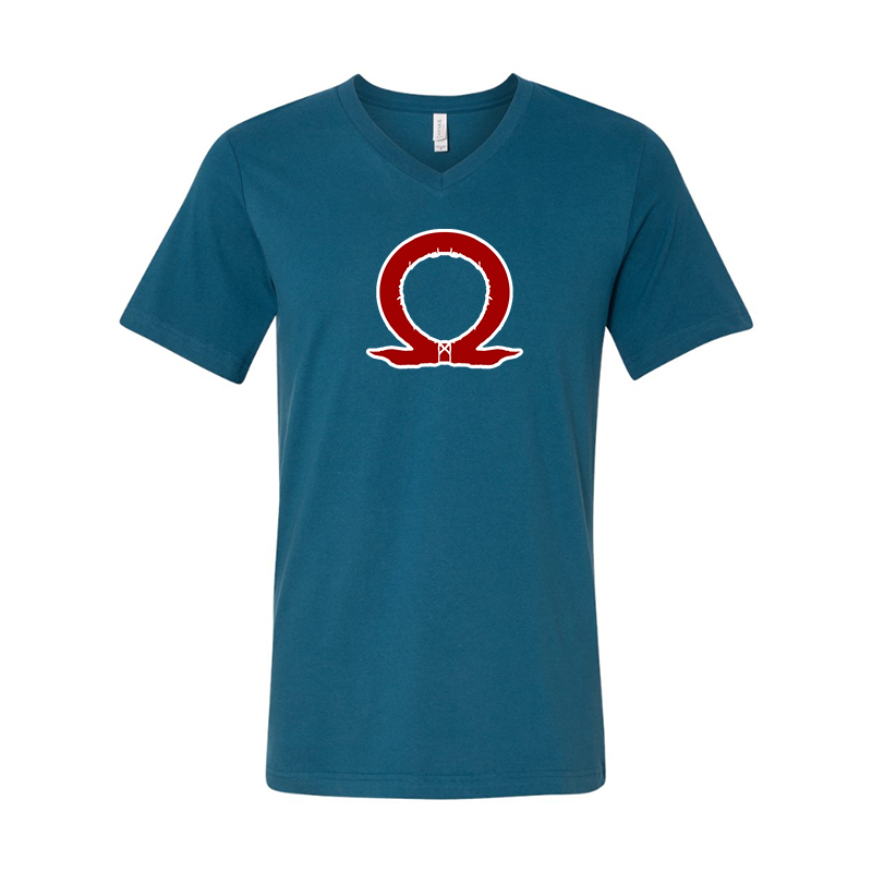 God Of War BELLA CANVAS Jersey V-Neck Tee