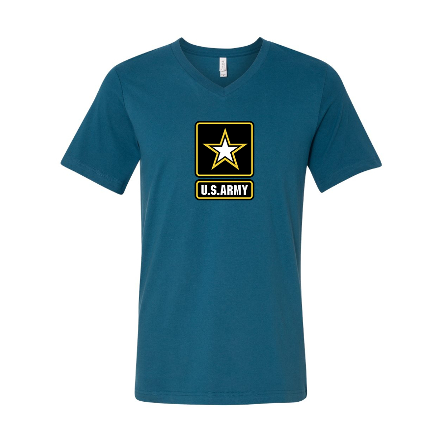 Men's U.S. ARMY BELLA CANVAS Jersey V-Neck Tee