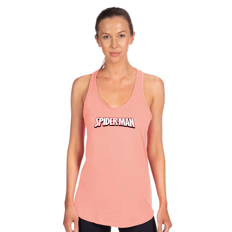 Women's Spider Man Next Level Ideal Racerback Tank