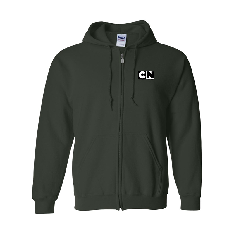Men's Cartoon Network Gildan Heavy Blend Full-Zip Hooded Sweatshirt