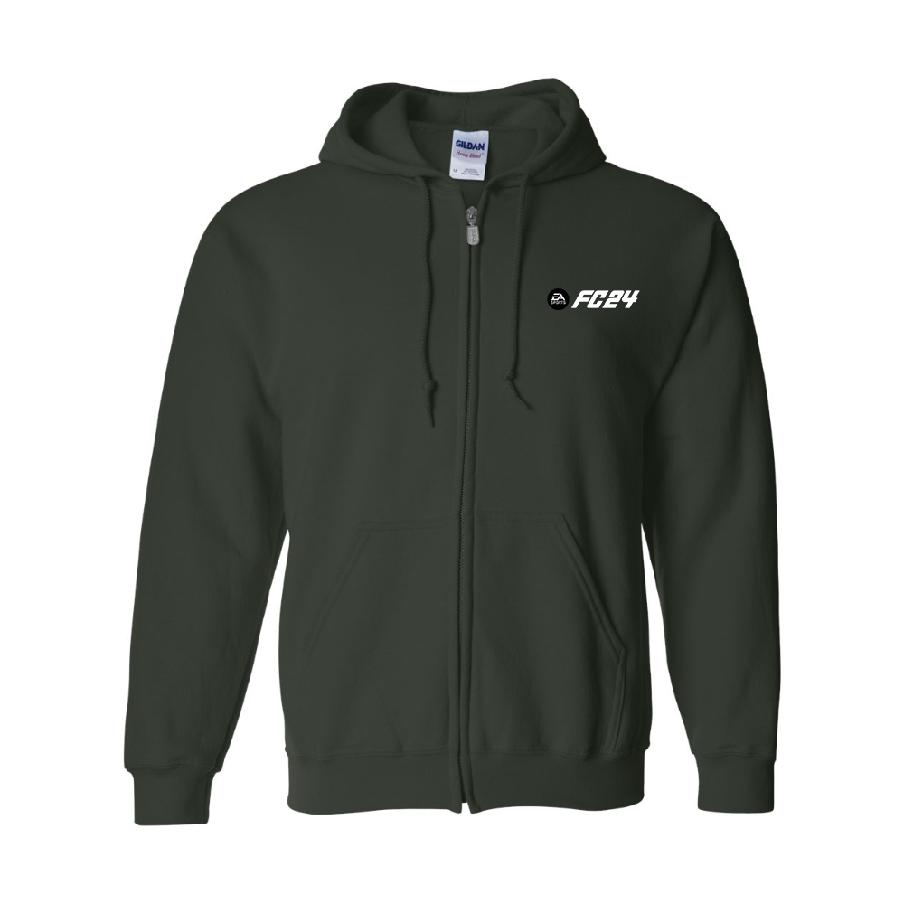 Men's EA Sports FC 24 Gildan Heavy Blend Full-Zip Hooded Sweatshirt