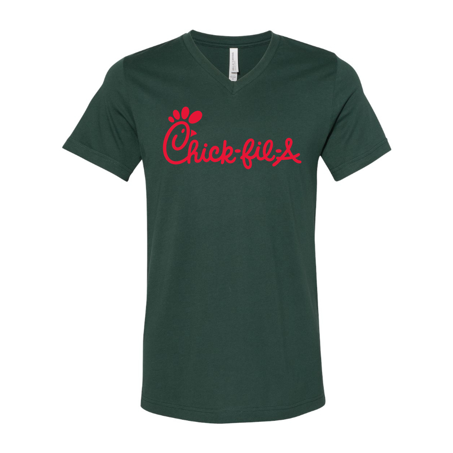 Men's Chick-fil-A BELLA CANVAS Jersey V-Neck Tee
