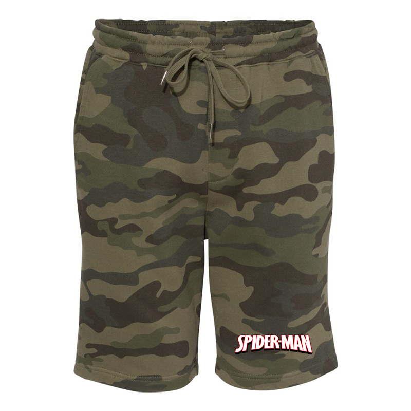 Men's Spider Man Independent Trading Co Midweight Fleece Shorts