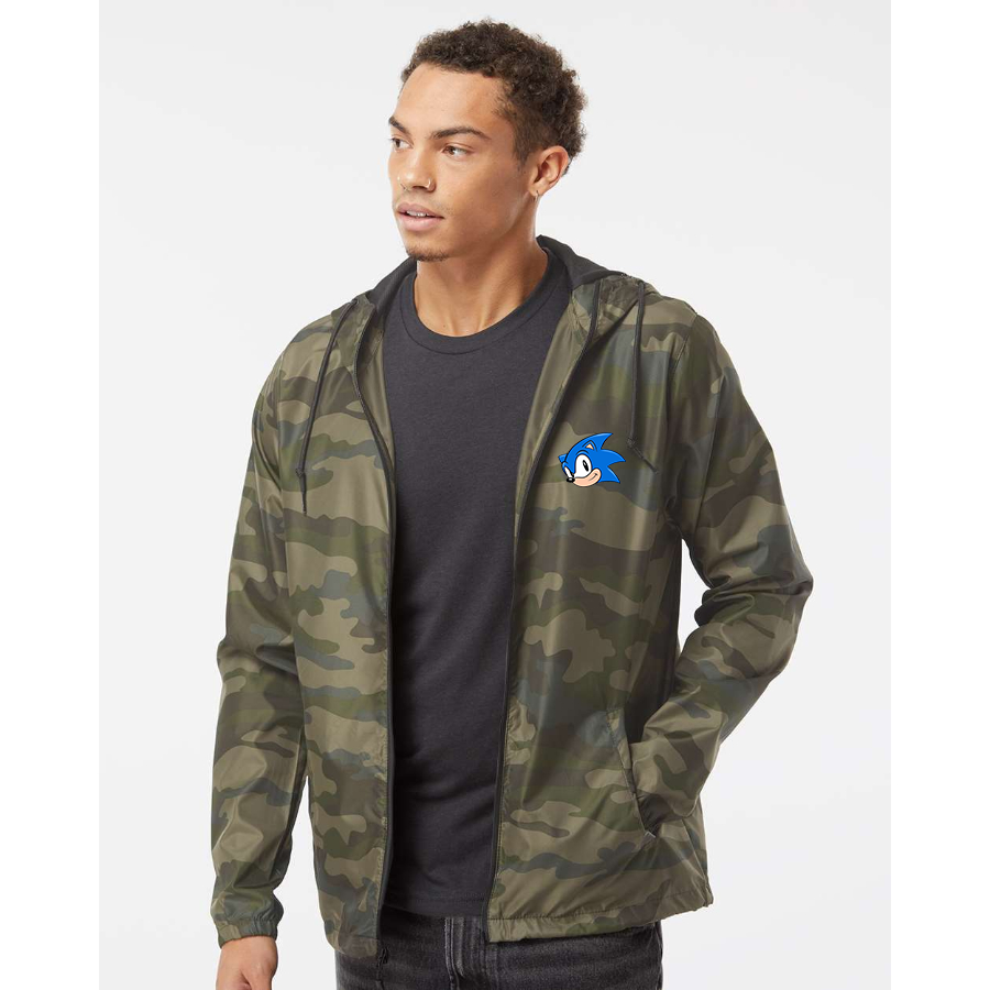 Men's Sonic the Hedgehog Independent Trading Co Lightweight Windbreaker Full-Zip Jacket
