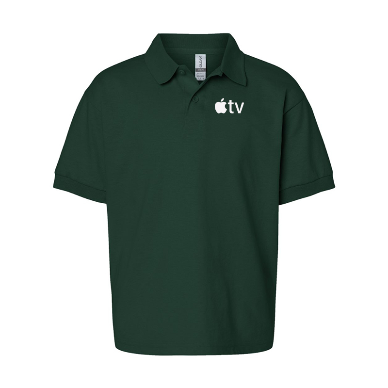Youth's Apple TV Gildan Dry Blend Jersey Polo