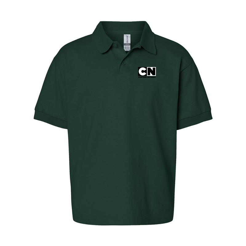 Youth's Cartoon Network Gildan Dry Blend Jersey Polo