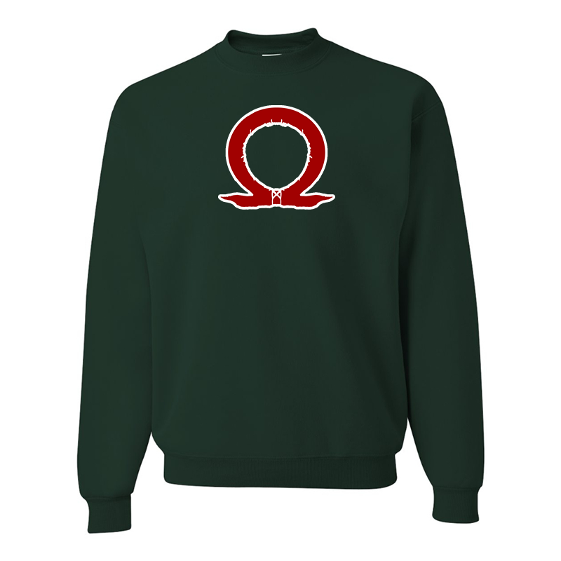 Men's God Of War JERZEES NuBlend Crewneck Sweatshirt