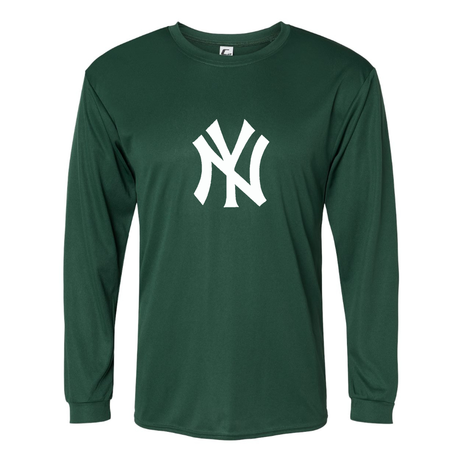 Men's New York NY Yankees Performance Long Sleeve T-Shirt