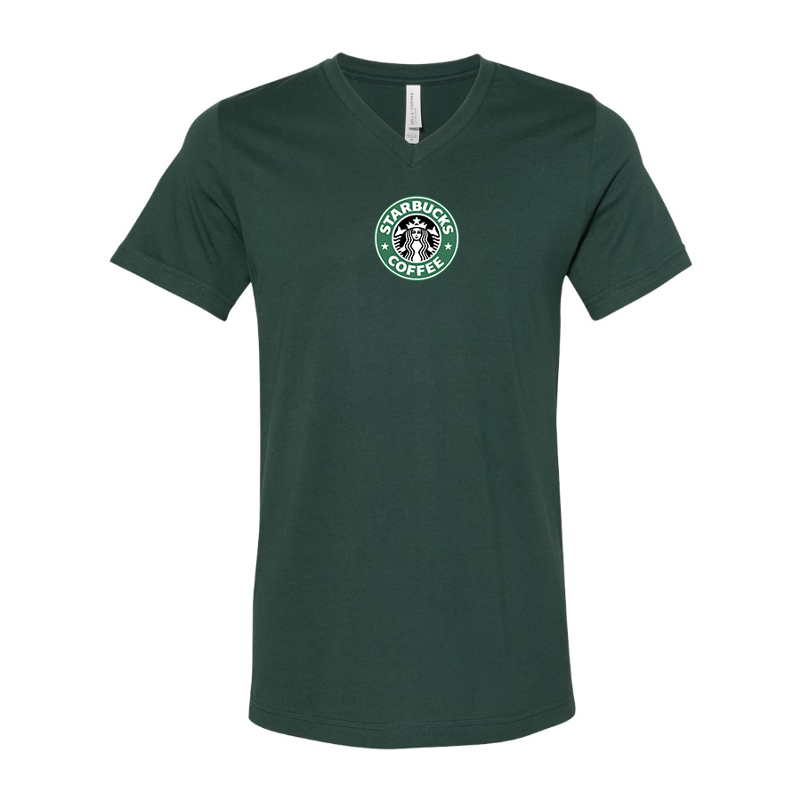 Starbucks Coffee BELLA CANVAS Jersey V-Neck Tee