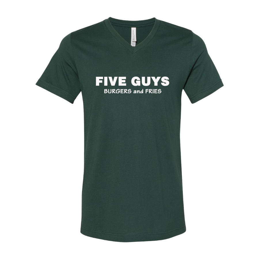 Men's Five Guys BELLA CANVAS Jersey V-Neck Tee