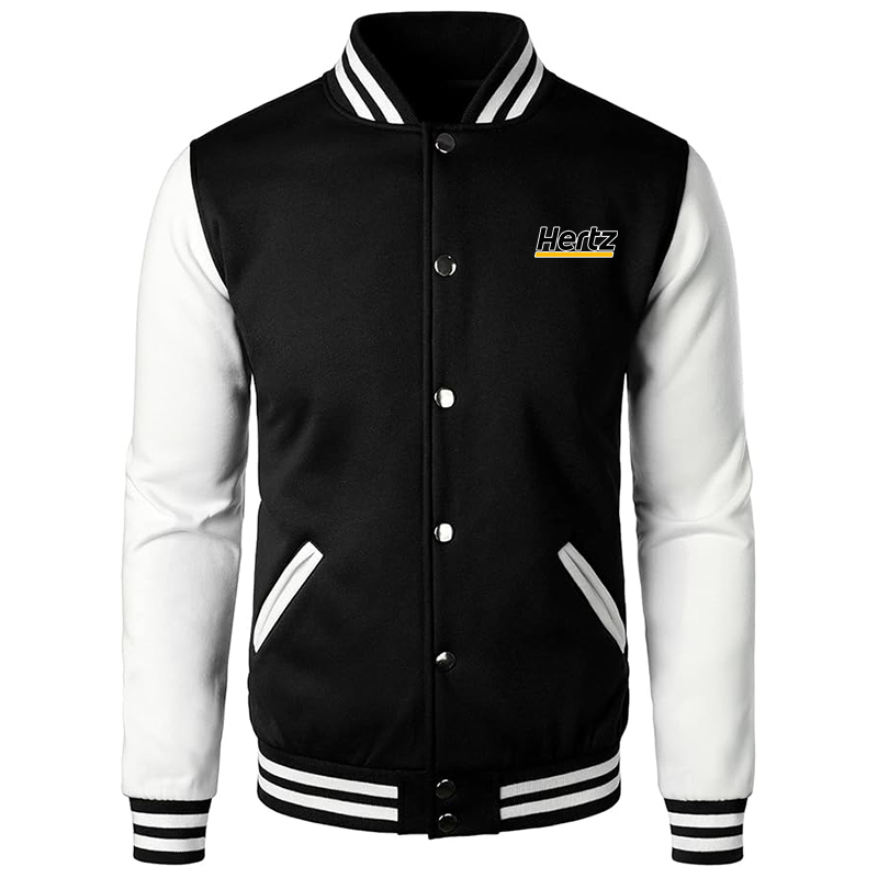 Men’s Hertz Varsity Baseball Jacket Cotton Blend Letterman Jackets