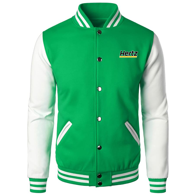 Men’s Hertz Varsity Baseball Jacket Cotton Blend Letterman Jackets