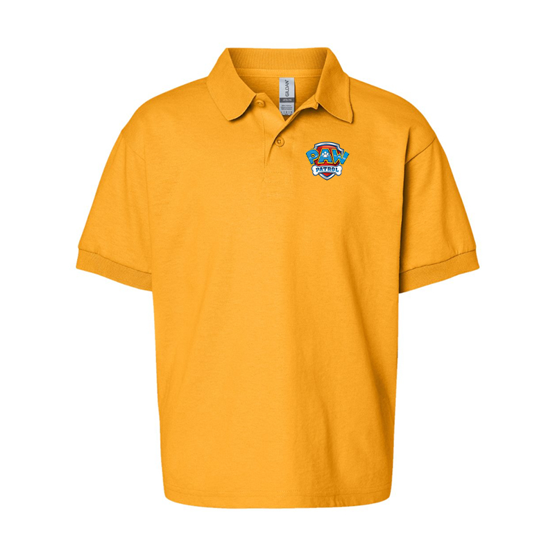 Youth's Paw Patrol Gildan Dry Blend Jersey Polo