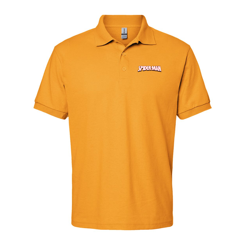 Men's Spider Man Gildan Dry Blend Jersey Polo
