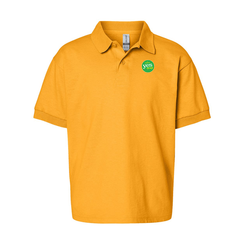 Youth's Yes Way Gildan Dry Blend Jersey Polo