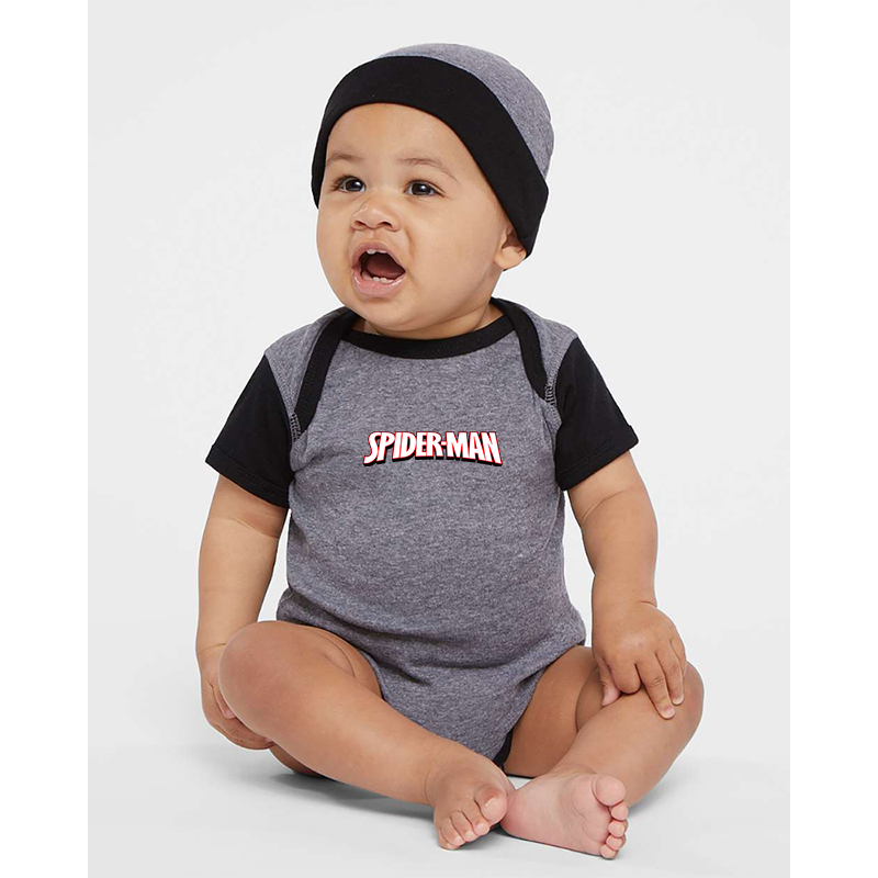 Spider Man Rabbit Skins Infant Baby Rib Bodysuit