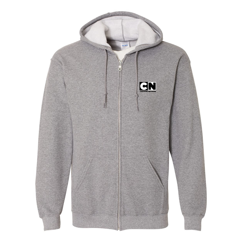 Men's Cartoon Network Gildan Heavy Blend Full-Zip Hooded Sweatshirt