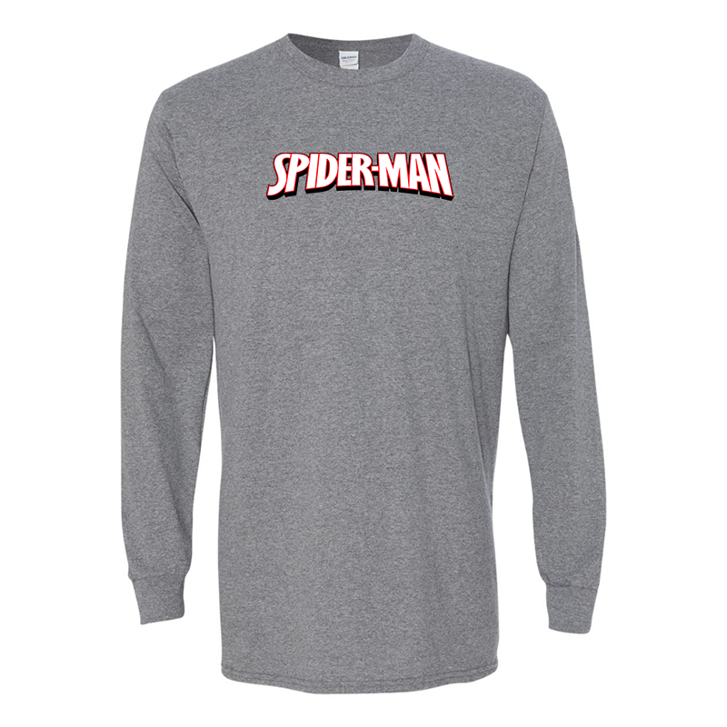 Men's Spider Man Gildan Heavy Cotton Long Sleeve T-Shirt