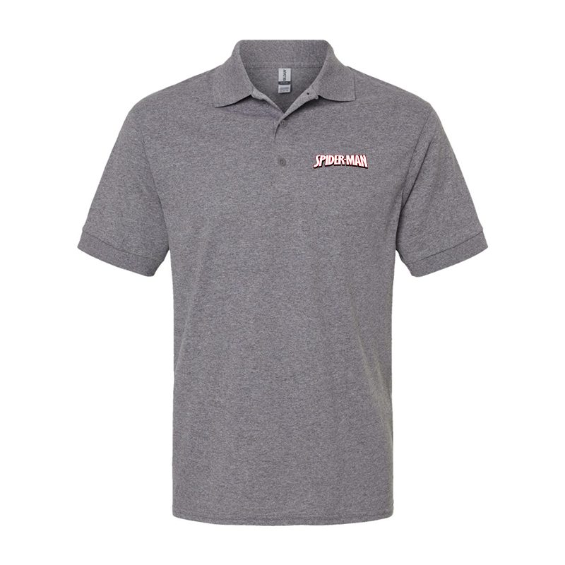 Men's Spider Man Gildan Dry Blend Jersey Polo