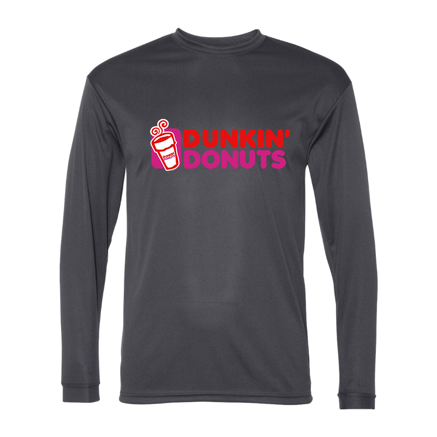 Men's Dunkin Donuts Polyester Long Sleeve T-Shirt