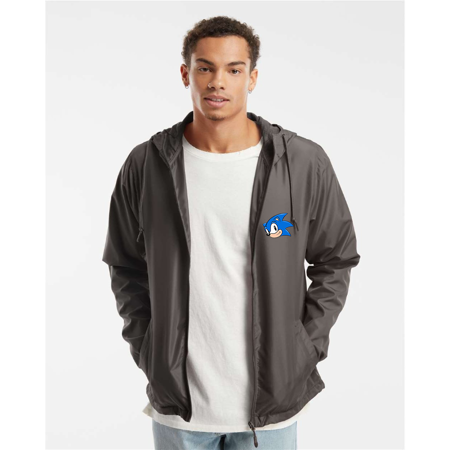 Men's Sonic the Hedgehog Independent Trading Co Lightweight Windbreaker Full-Zip Jacket