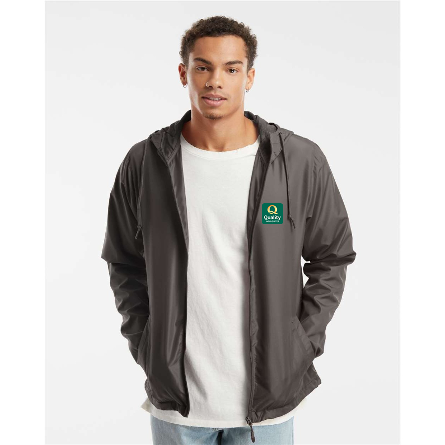 Men's Quality Inn & Suites Independent Trading Co Lightweight Windbreaker Full-Zip Jacket