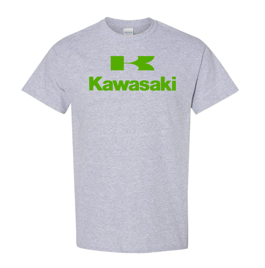 Men's Kawasaki Bike Motorcycle Cotton T-Shirt