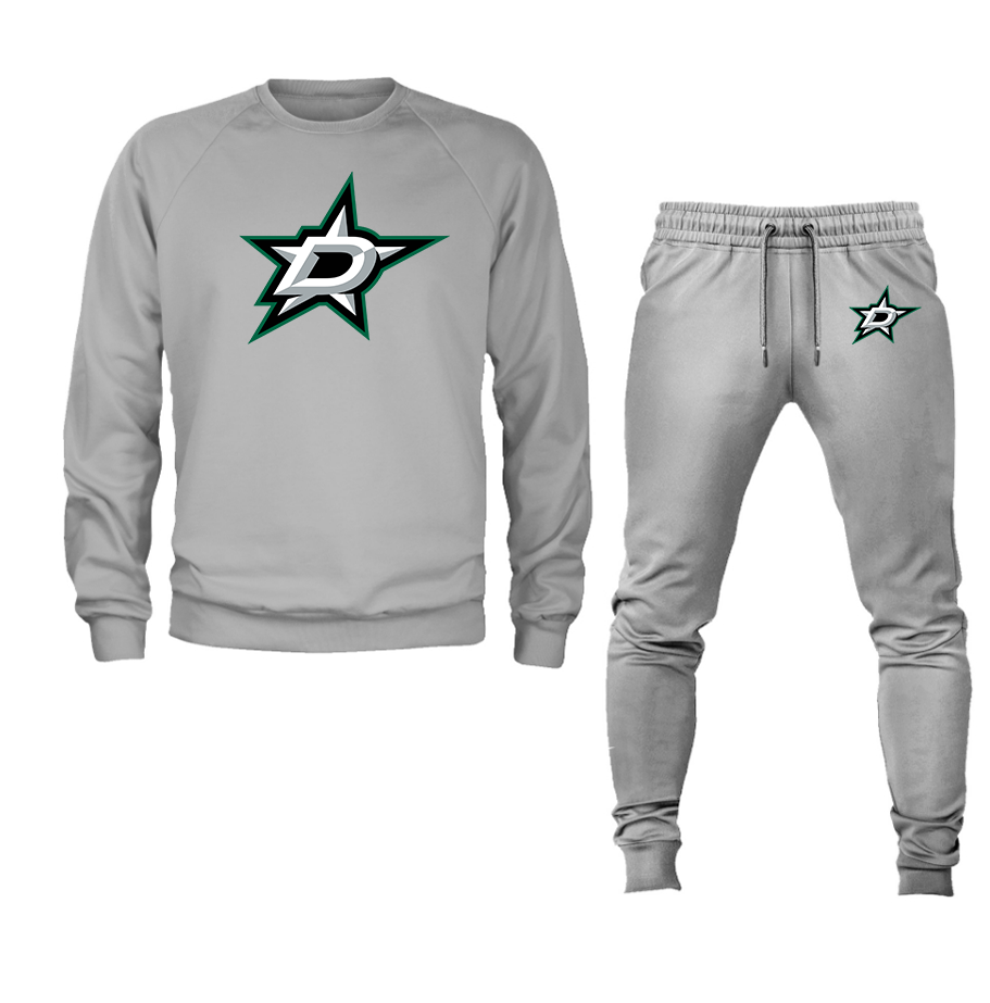 Men's NHL - Dallas Stars Crewneck Sweatshirt Joggers Suit