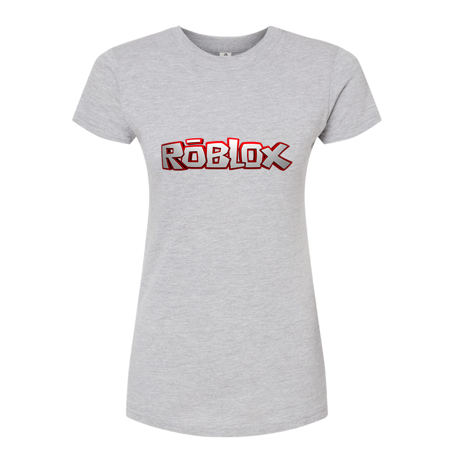 Women's Roblox Game Round Neck T-Shirt