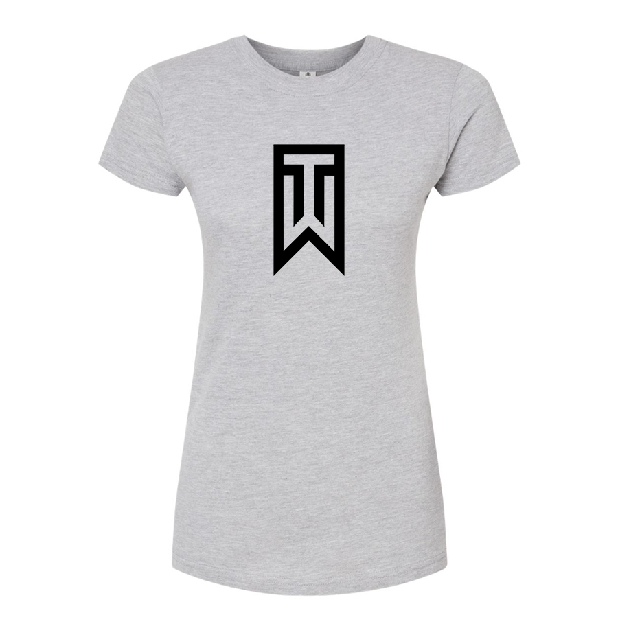 Women's Tiger Woods Round Neck T-Shirt