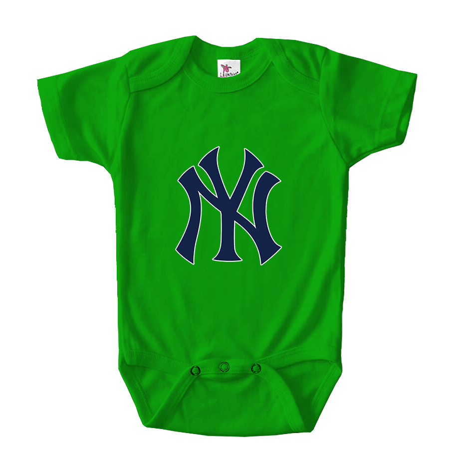 New York NY Yankees Baseball Baby Romper Onesie