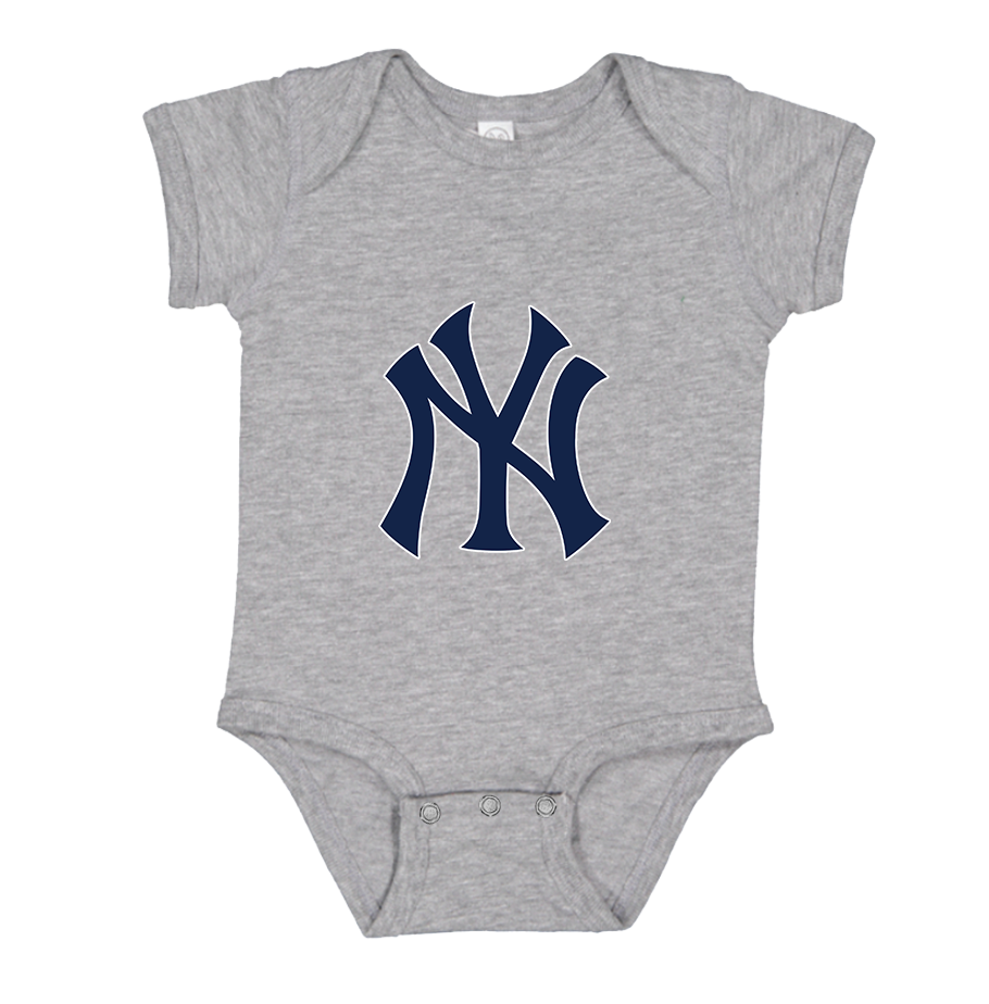 New York NY Yankees Baseball Baby Romper Onesie