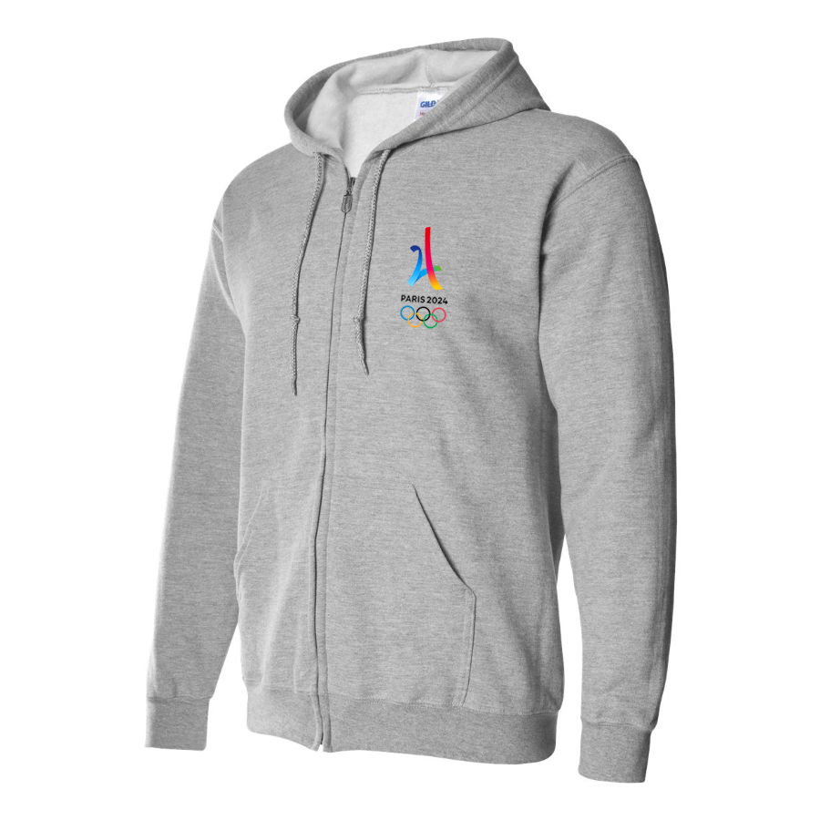 Men's Paris 2024 Olympics Zipper Hoodie