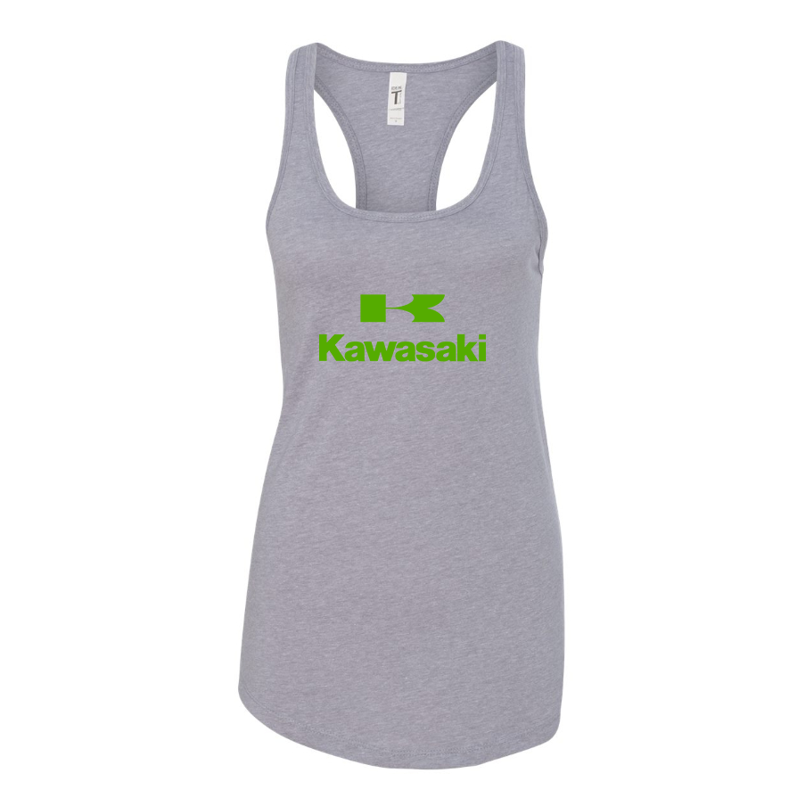 Women's Kawasaki Bike Motorcycle Racerback Tank Top