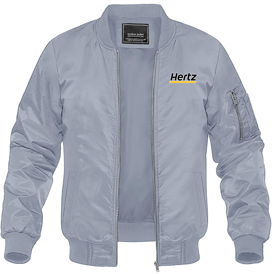 Men's Hertz Lightweight Bomber Jacket Windbreaker Softshell Varsity Jacket