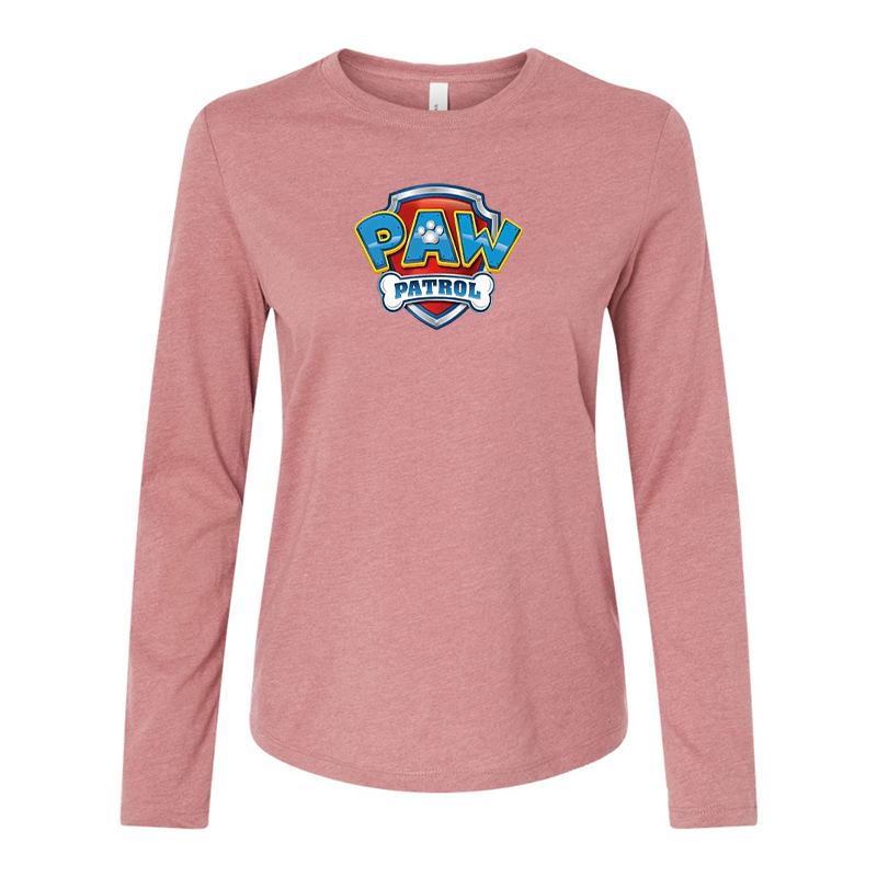 Women’s Paw Patrol BELLA CANVAS Jersey Long Sleeve Tee