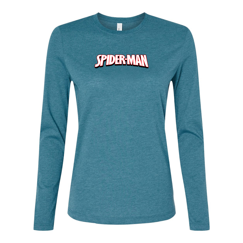 Women’s Spider Man BELLA CANVAS Jersey Long Sleeve Tee