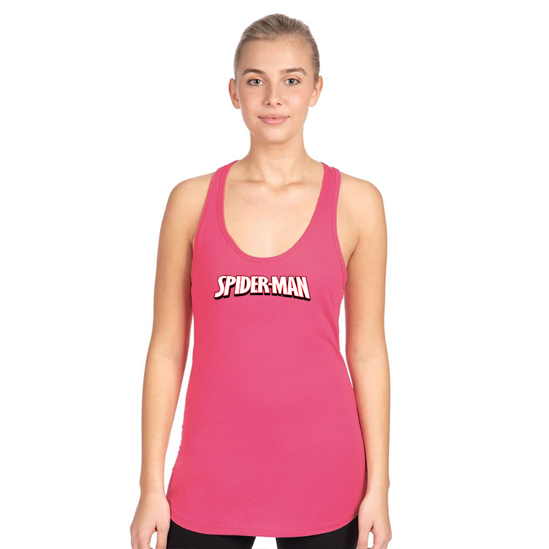 Women's Spider Man Next Level Ideal Racerback Tank
