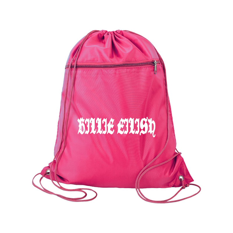 Billie Eilish Q-Tees Polyester Cinchpack