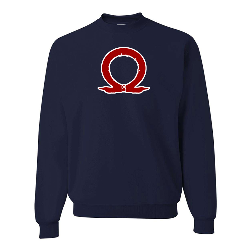 Men's God Of War JERZEES NuBlend Crewneck Sweatshirt