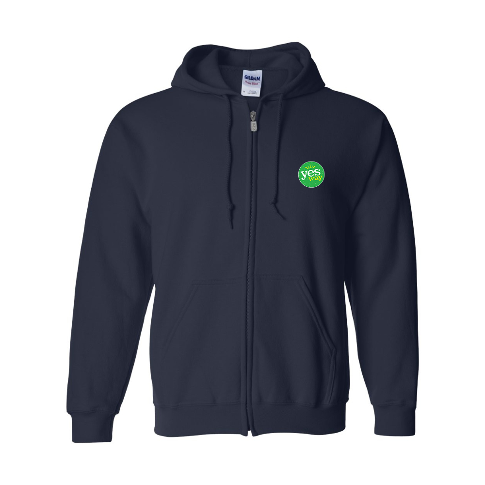 Men's Yes Way JERZEES NuBlend Full Zip Hooded Sweatshirt
